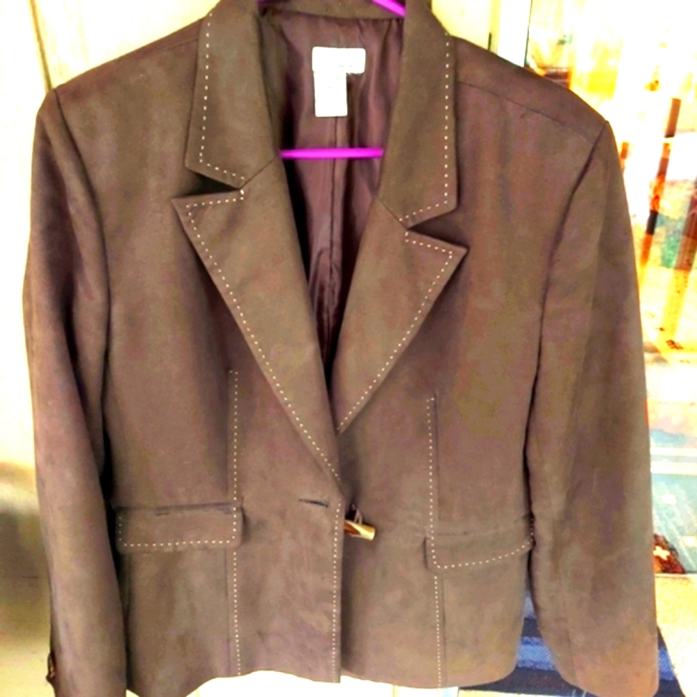 Lightweight brown jacket, size 12* "FINAL"